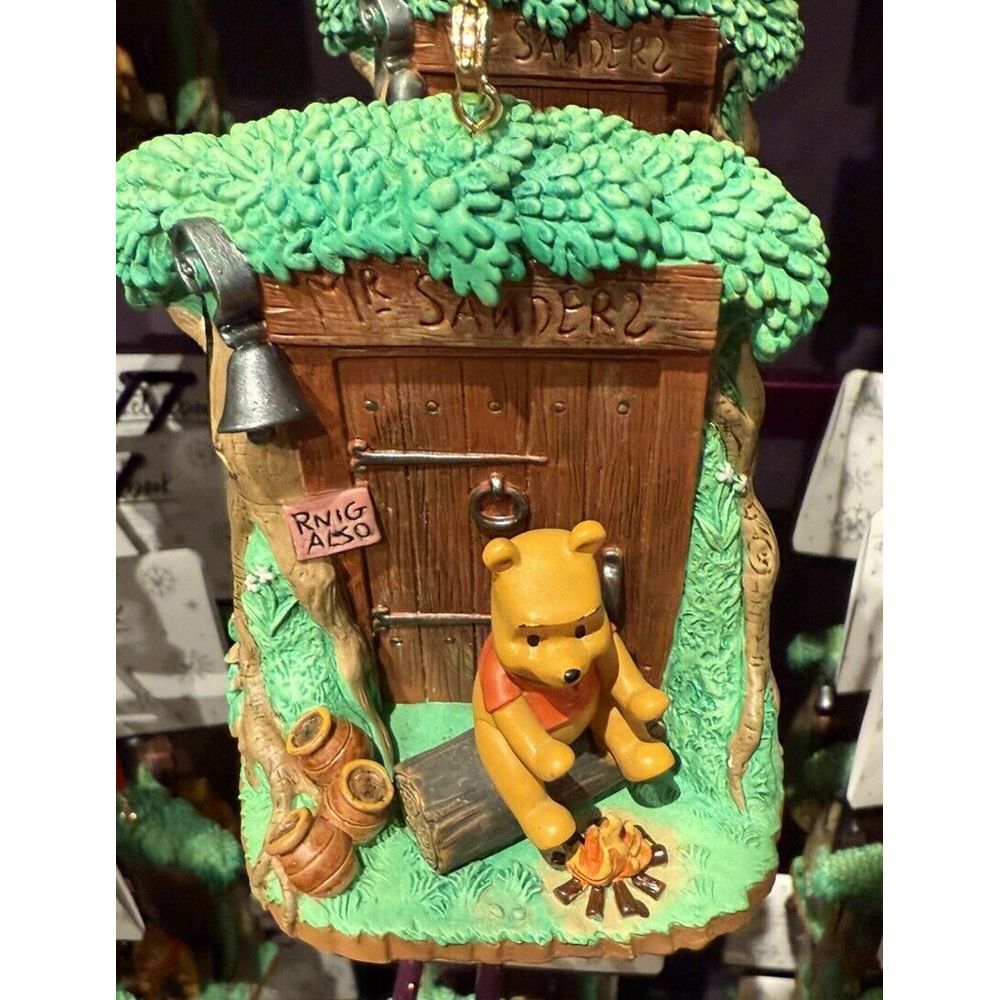 2025 Disney‎ Parks Winnie The Pooh Ornament Honey Home Bonfire NEW